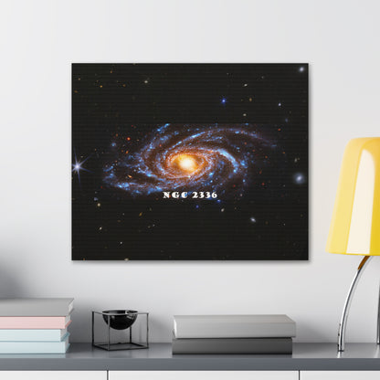 Gaze into the Galaxy: NGC2336 Cosmos Canvas Print