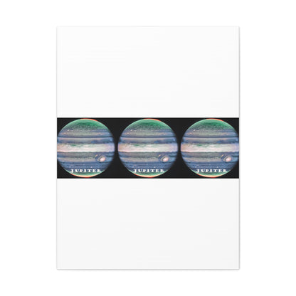 Unveiling Jupiter's Majesty: Cosmos Series Canvas Print