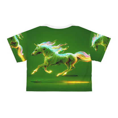 Embrace Your Magical Style: "The Magic Pony" Crop Top