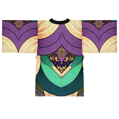 Sophisticated Cosmopolitan Series (K) Long Sleeve Kimono Robe 🌸