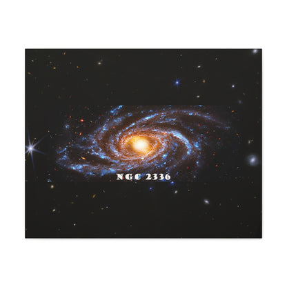 Gaze into the Galaxy: NGC2336 Cosmos Canvas Print