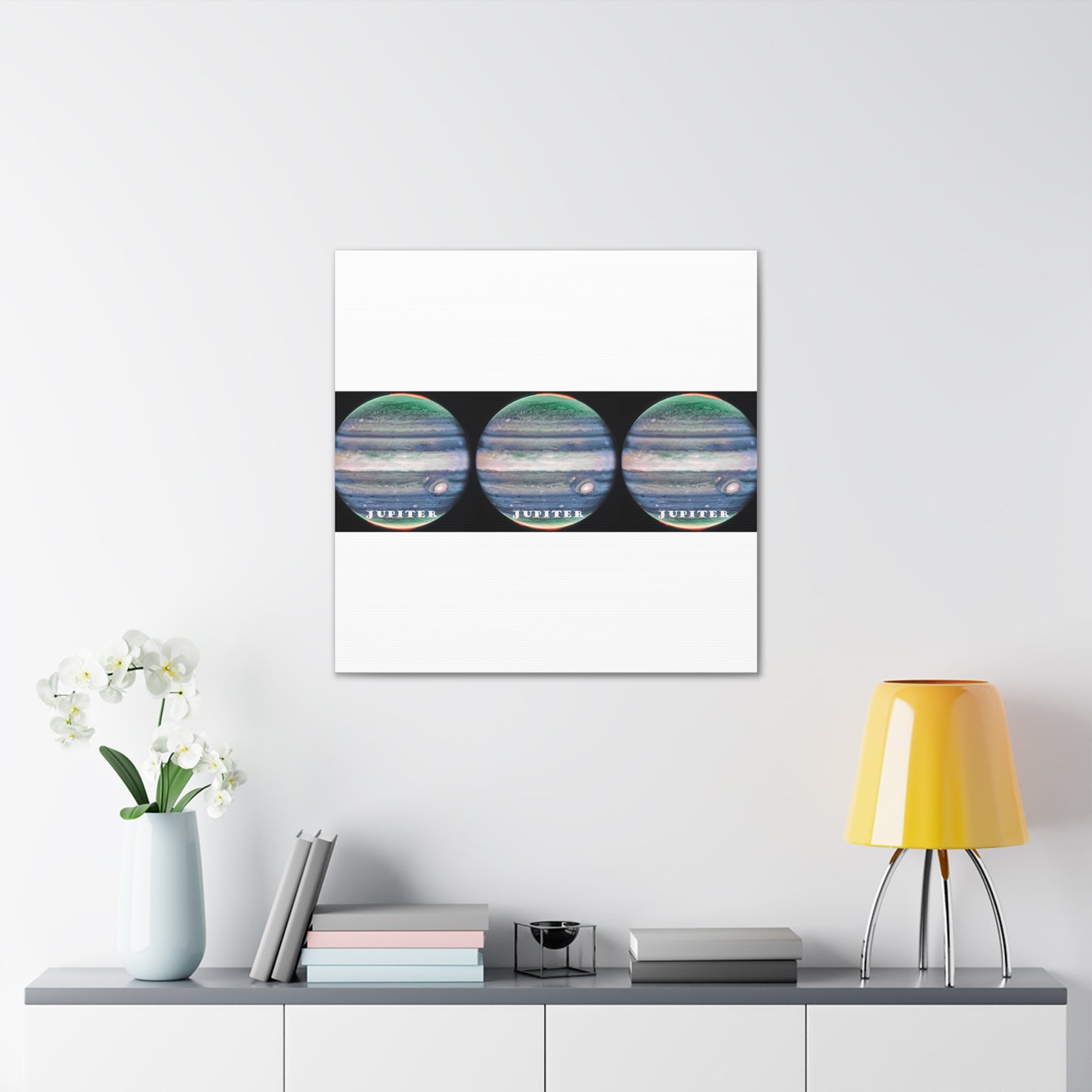 Unveiling Jupiter's Majesty: Cosmos Series Canvas Print