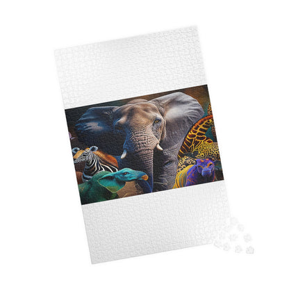 ELEPHANT & Animal Lovers Puzzle (110, 252, 520, 1014-piece)