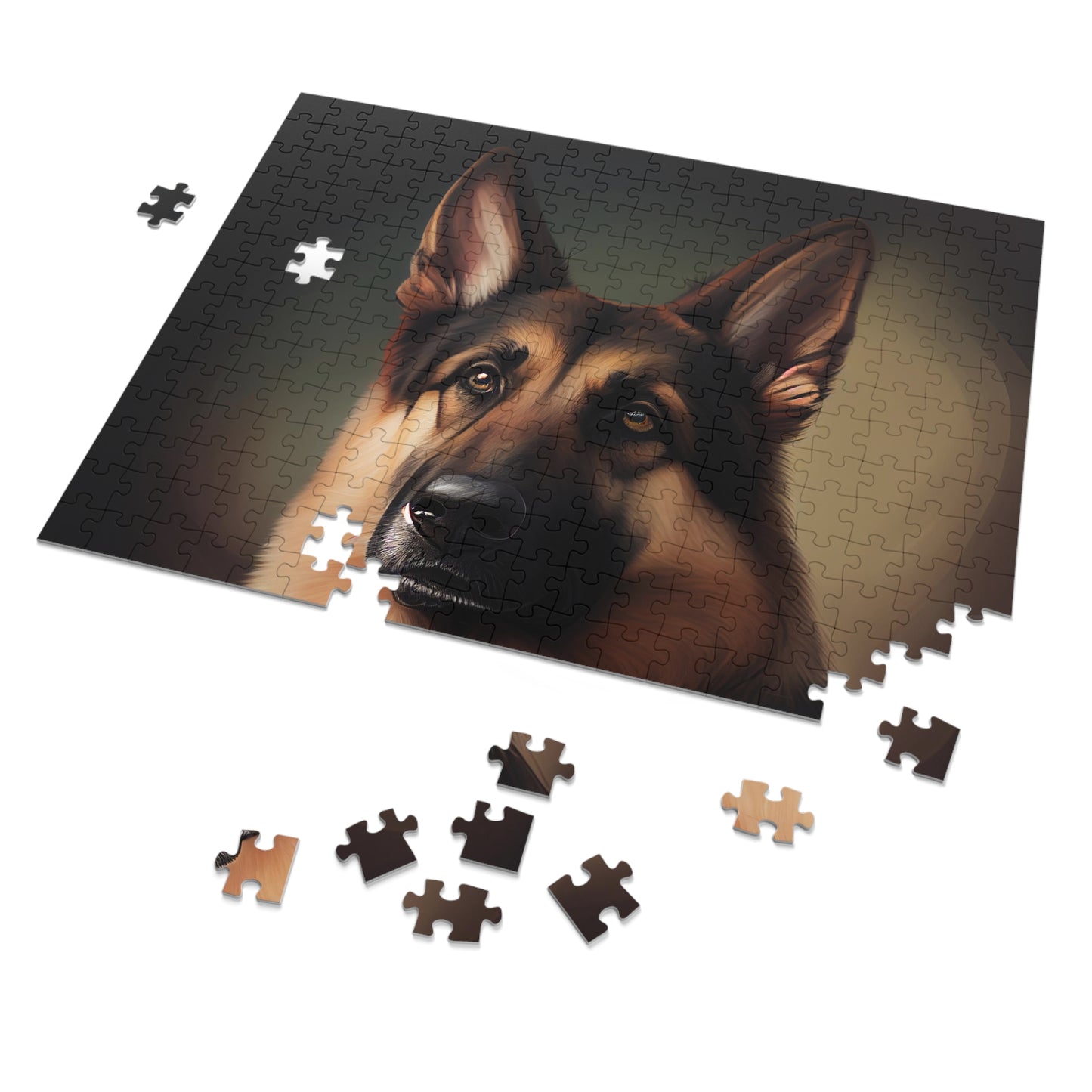 GERMAN SHEPHERD EYES Jigsaw Puzzle  Jigsaw Puzzle ( 252, 500,1000-Piece)