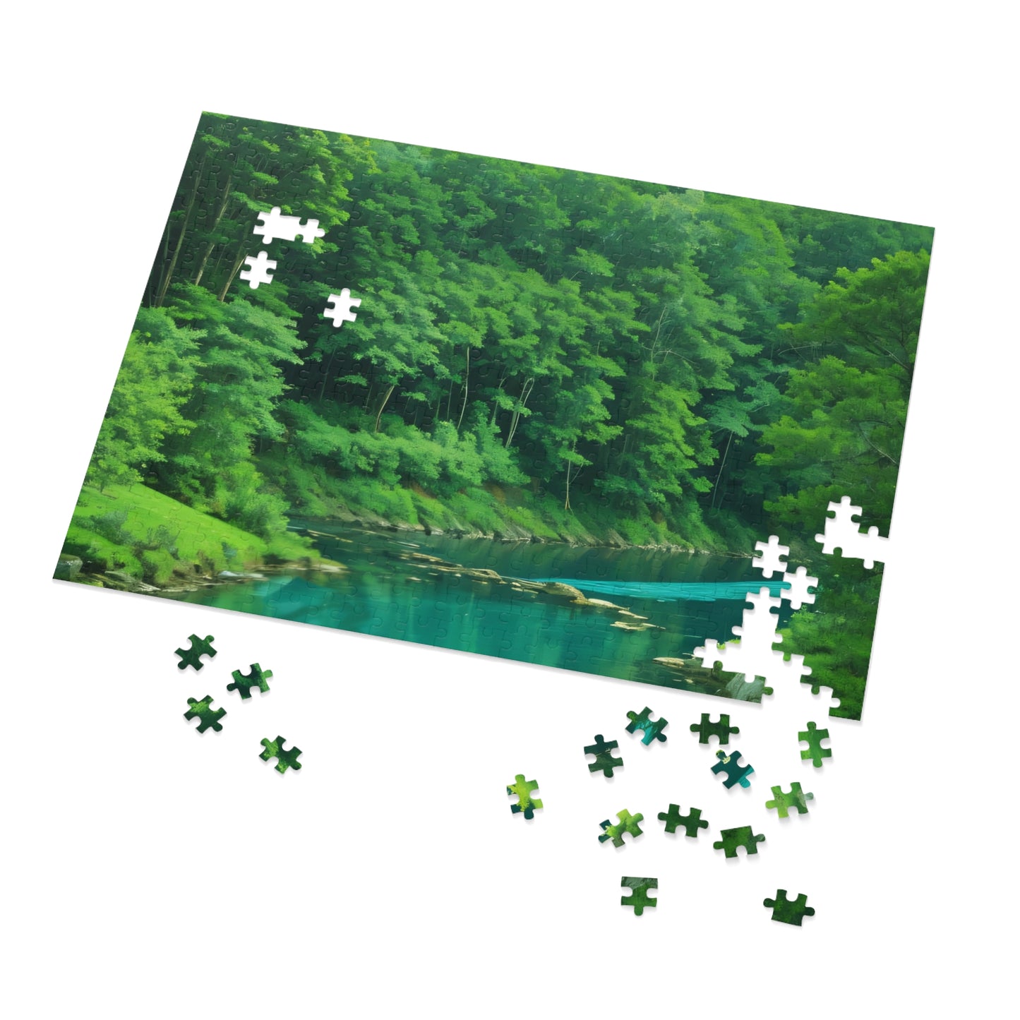 Forest for the Trees Puzzle: Lose Yourself in Nature's Beauty( 252, 500,1000-Piece)