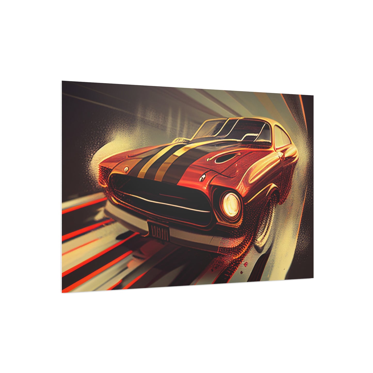 Rev Your Walls: Customizable Car Art Foam Board Prints