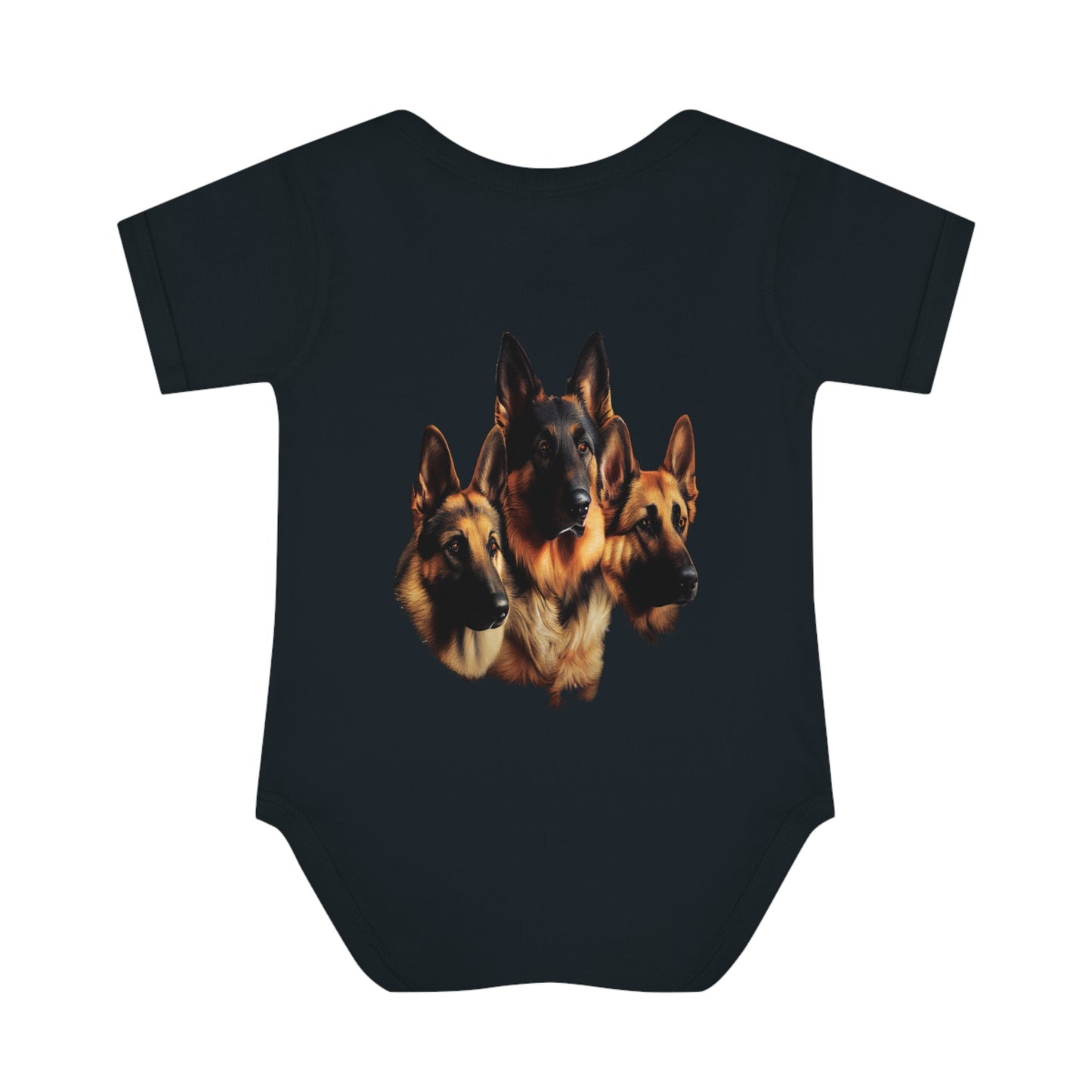 German Shepherd Infant Baby Rib Bodysuit