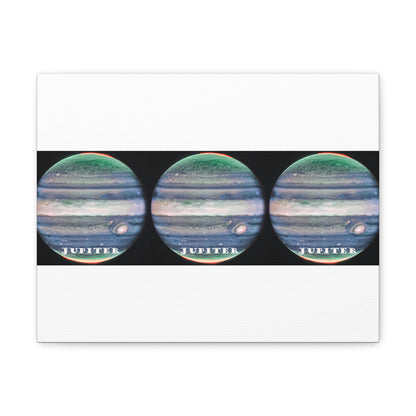 Unveiling Jupiter's Majesty: Cosmos Series Canvas Print