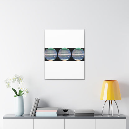 Unveiling Jupiter's Majesty: Cosmos Series Canvas Print