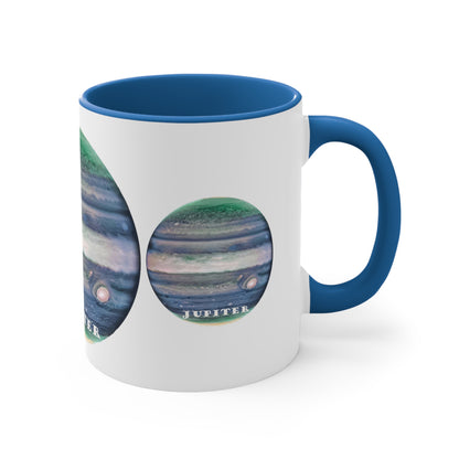 Cosmos Series 25 Jupiter: Two-Tone Coffee Mug for Bold Mornings, 11oz