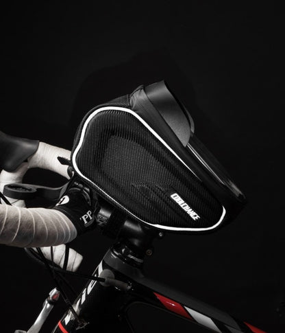 Upgrade Your Ride:  CoolChange Bike Bag with Phone Mount & Rainproof Design