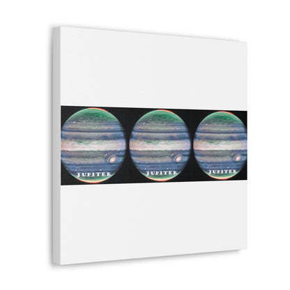 Unveiling Jupiter's Majesty: Cosmos Series Canvas Print