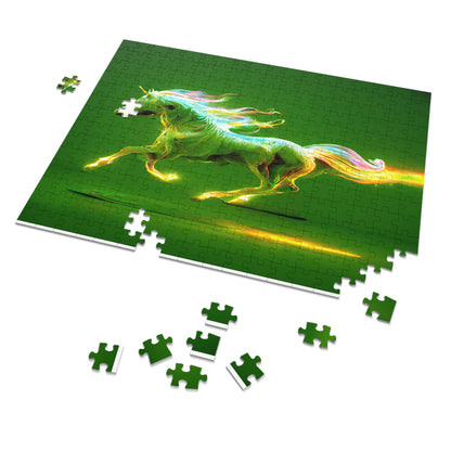 "The Magic Pony" Jigsaw Puzzle (500,1000-Piece) Green