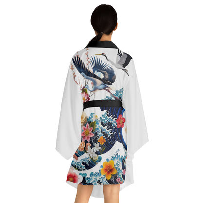 Sophisticated Cosmopolitan Series (M) Long Sleeve Kimono Robe 🌸