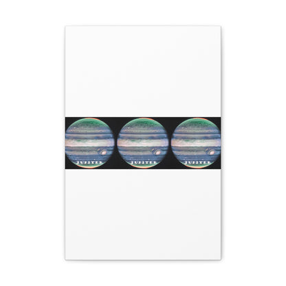 Unveiling Jupiter's Majesty: Cosmos Series Canvas Print