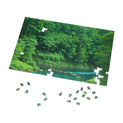 Forest for the Trees Puzzle: Lose Yourself in Nature's Beauty( 252, 500,1000-Piece)