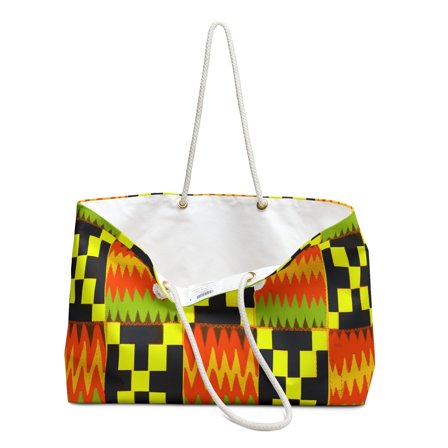 Kente Cloth Weekender Bag: Escape with African Style