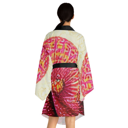 Sophisticated Cosmopolitan Series (U) Long Sleeve Kimono Robe 🌸