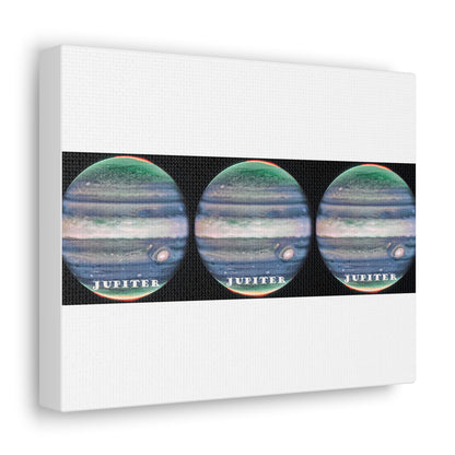 Unveiling Jupiter's Majesty: Cosmos Series Canvas Print