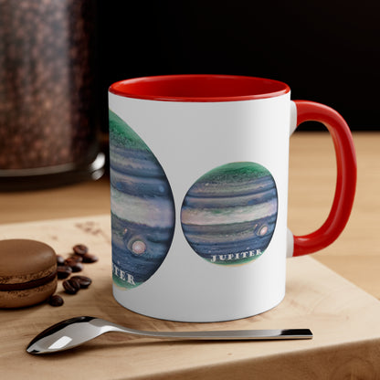 Cosmos Series 25 Jupiter: Two-Tone Coffee Mug for Bold Mornings, 11oz