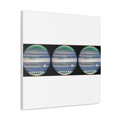 Unveiling Jupiter's Majesty: Cosmos Series Canvas Print