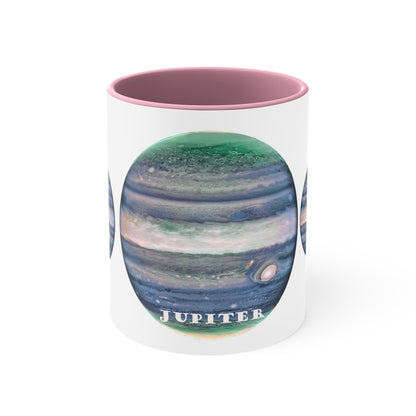 Cosmos Series 25 Jupiter: Two-Tone Coffee Mug for Bold Mornings, 11oz