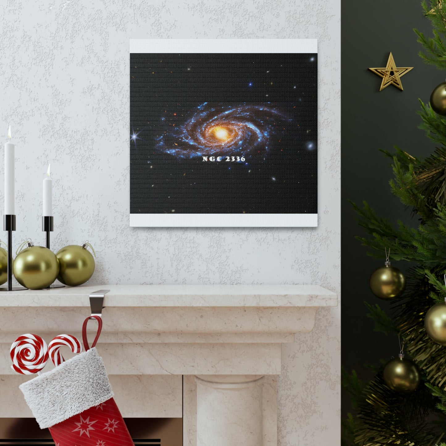 Gaze into the Galaxy: NGC2336 Cosmos Canvas Print