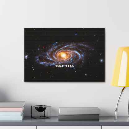 Gaze into the Galaxy: NGC2336 Cosmos Canvas Print