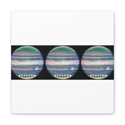 Unveiling Jupiter's Majesty: Cosmos Series Canvas Print