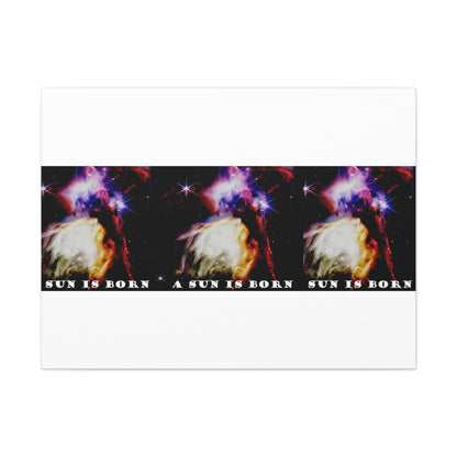 Witness Stellar Birth: Cosmos Series 10 Sun Canvas Print