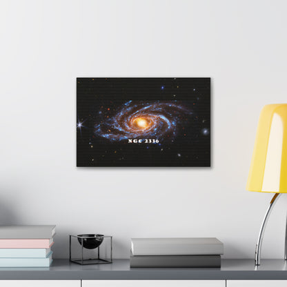 Gaze into the Galaxy: NGC2336 Cosmos Canvas Print