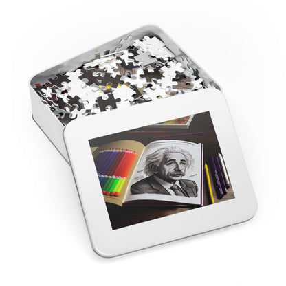 Albert Einstein Jigsaw Puzzle: Challenge Your Mind!  (252, 500,1000-Piece)