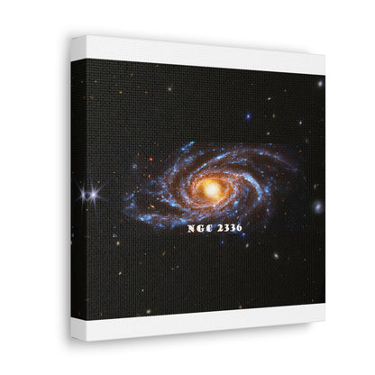 Gaze into the Galaxy: NGC2336 Cosmos Canvas Print