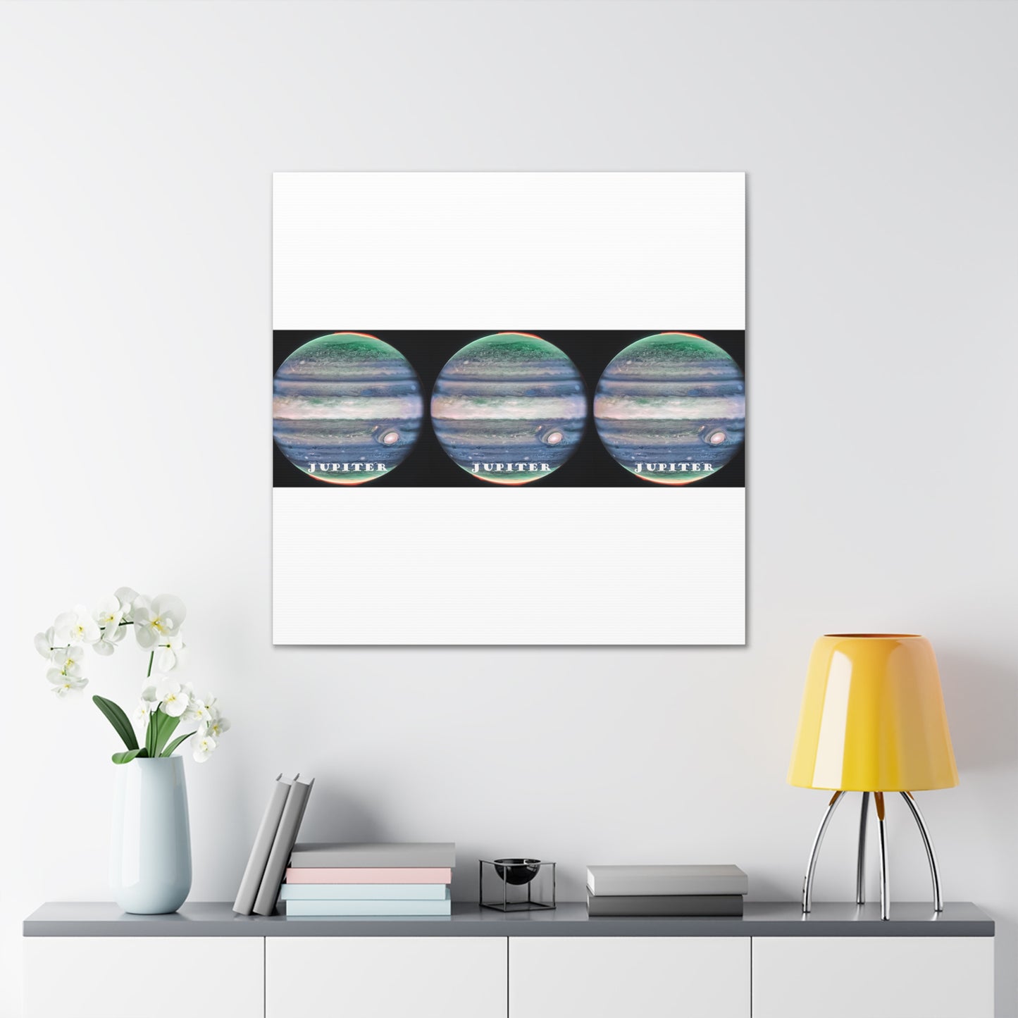 Unveiling Jupiter's Majesty: Cosmos Series Canvas Print