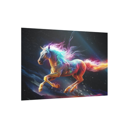 Unleash the Magic: "The Magic Pony" Foam Board Print