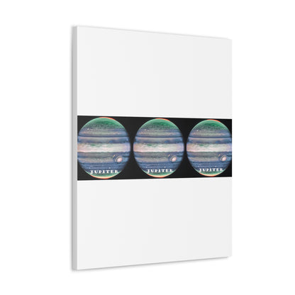 Unveiling Jupiter's Majesty: Cosmos Series Canvas Print