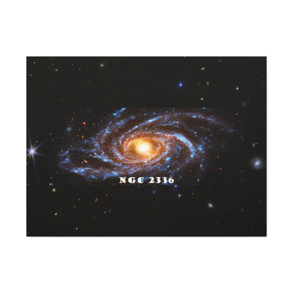 Gaze into the Galaxy: NGC2336 Cosmos Canvas Print