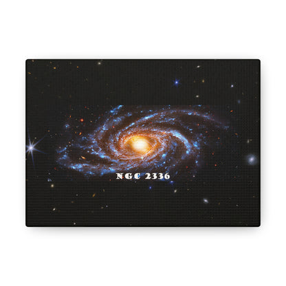 Gaze into the Galaxy: NGC2336 Cosmos Canvas Print