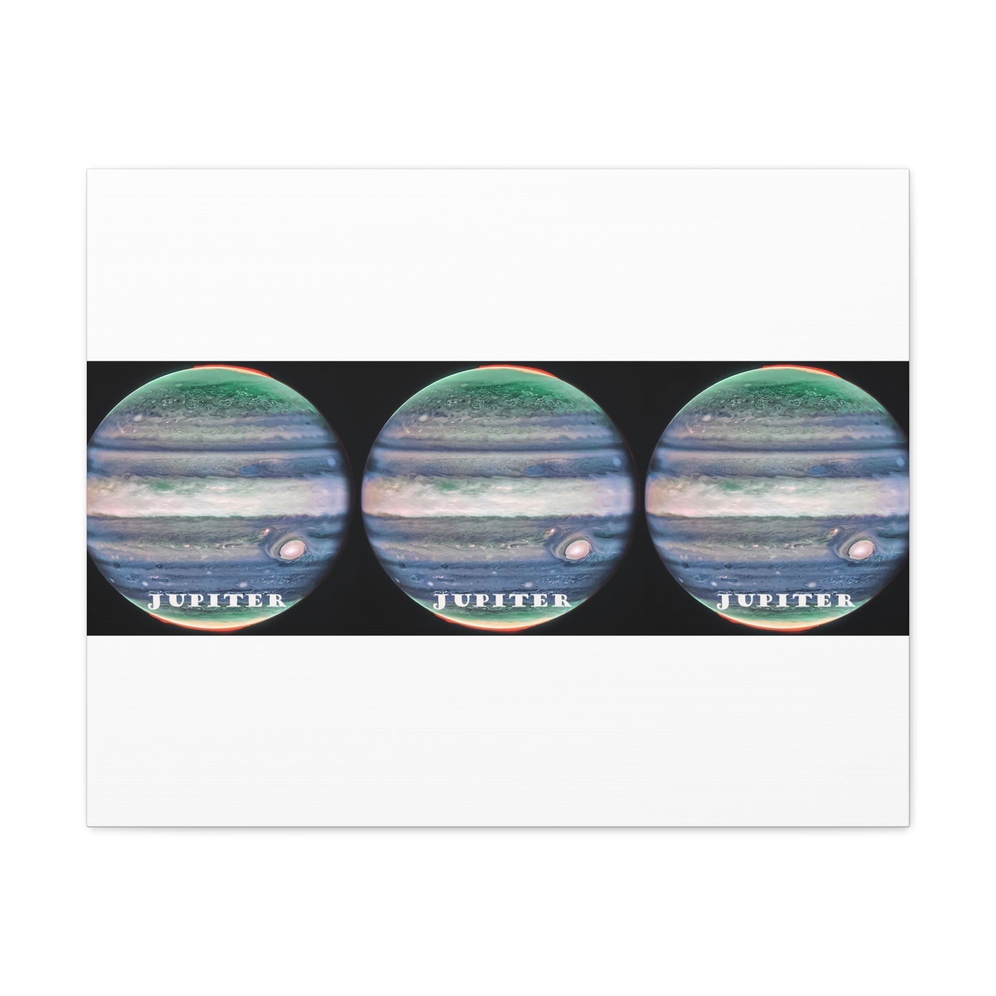 Unveiling Jupiter's Majesty: Cosmos Series Canvas Print