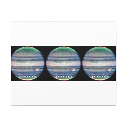 Unveiling Jupiter's Majesty: Cosmos Series Canvas Print