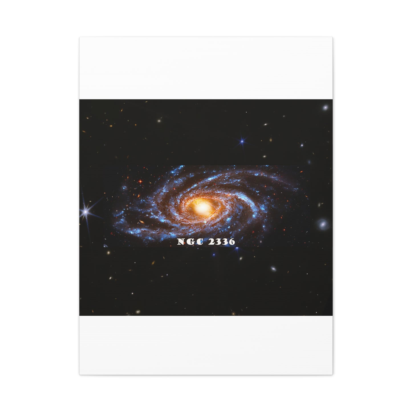 Gaze into the Galaxy: NGC2336 Cosmos Canvas Print