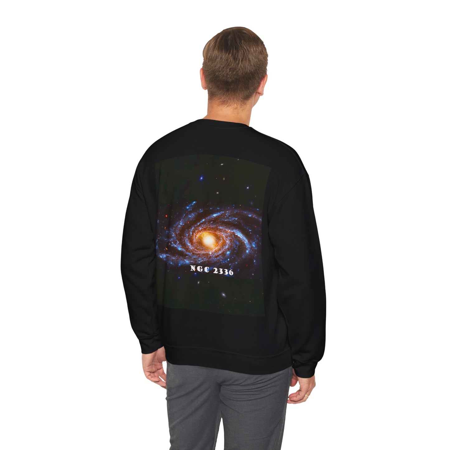 Cosmos Series 14 NGC2336-galaxy Unisex Heavy Blend™ Crewneck Sweatshirt