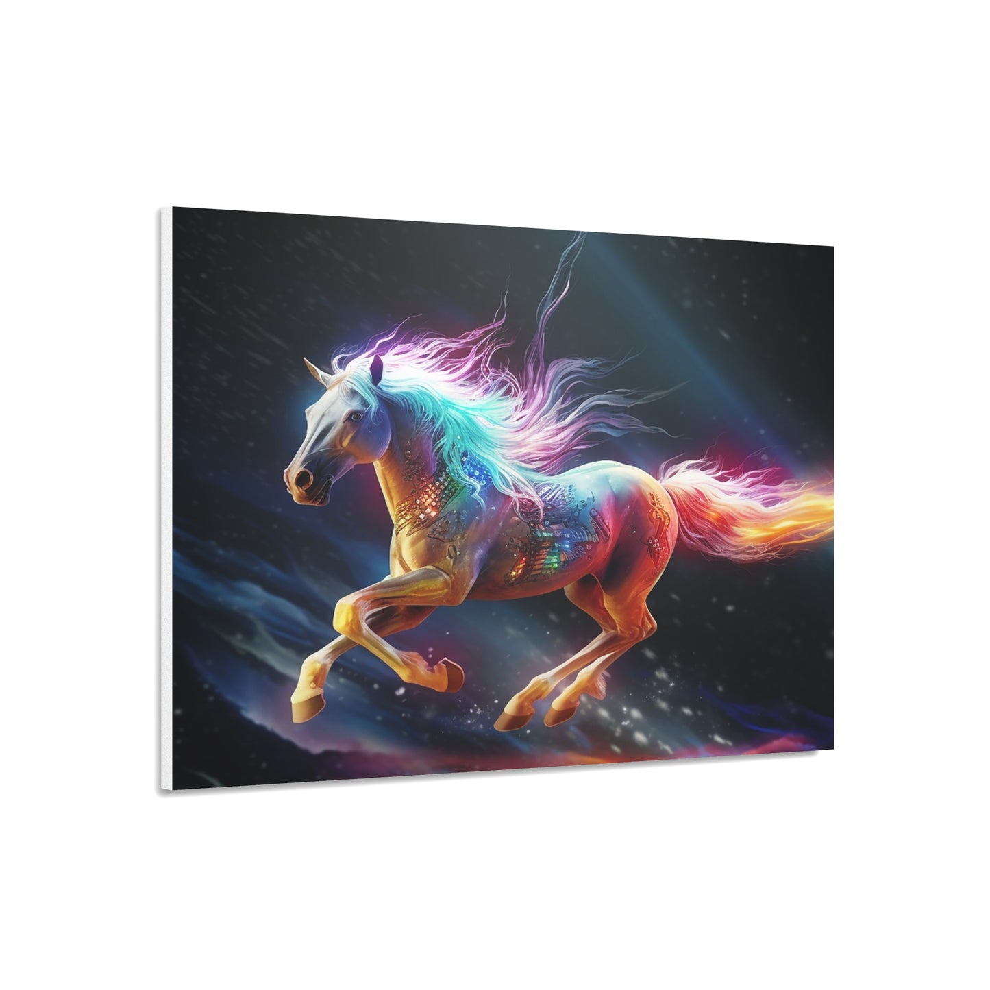 Unleash the Magic: "The Magic Pony" Foam Board Print