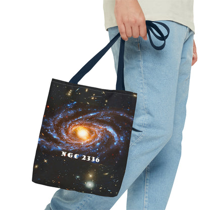 NGC2336 Galaxy Tote: Where Space Meets Style Series 14 , 9ozTote Bag (AOP)