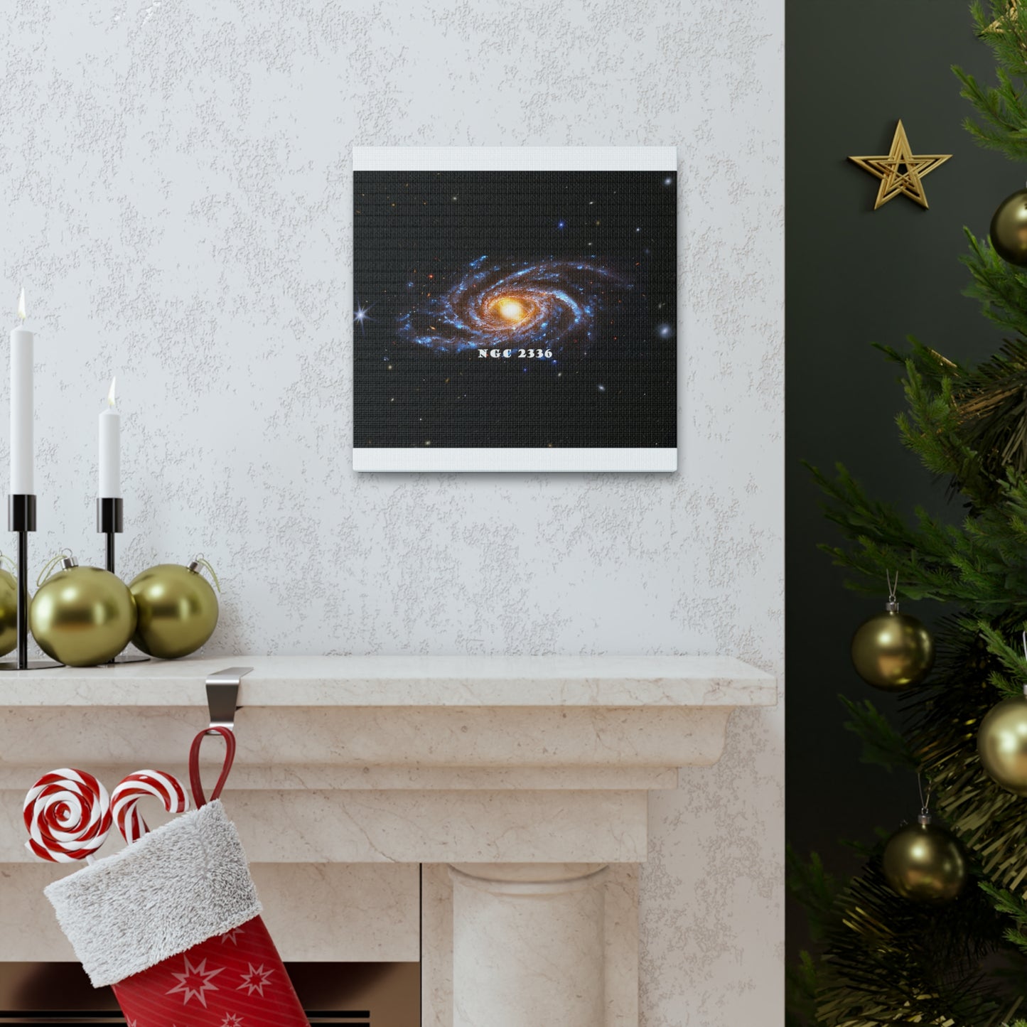 Gaze into the Galaxy: NGC2336 Cosmos Canvas Print