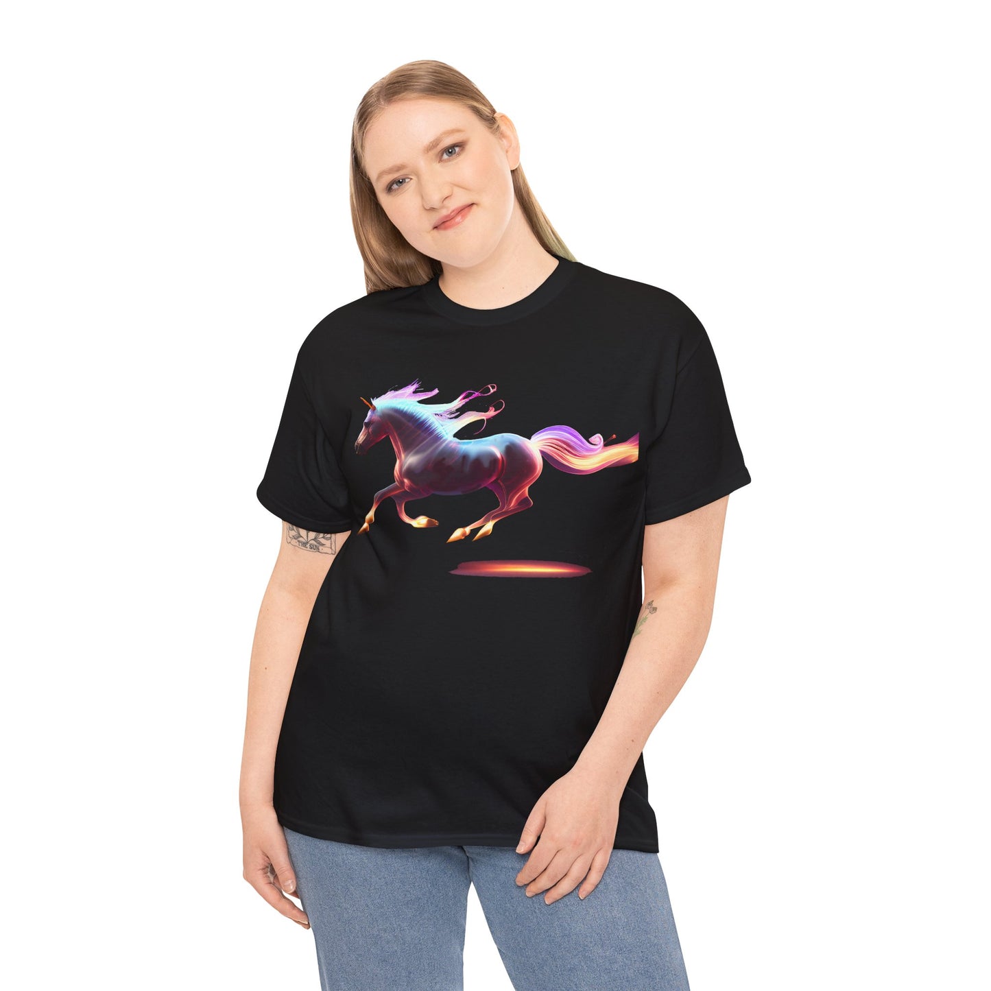 "The Magic Pony" Cotton T-Shirt: Your Everyday Wardrobe Staple