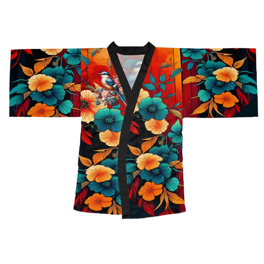 Sophisticated Cosmopolitan Series (J) Long Sleeve Kimono Robe 🌸