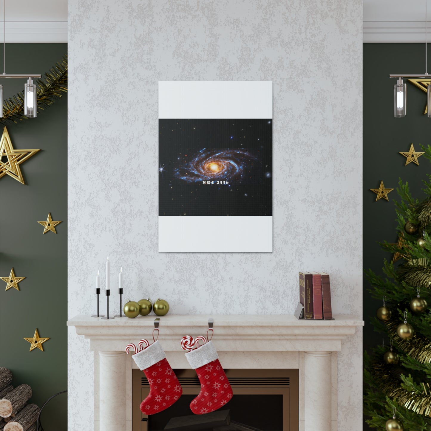 Gaze into the Galaxy: NGC2336 Cosmos Canvas Print