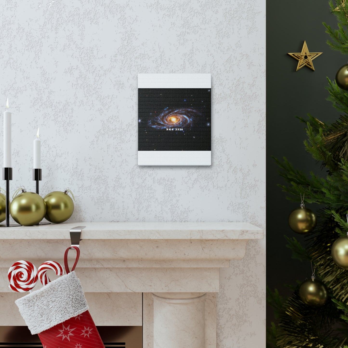 Gaze into the Galaxy: NGC2336 Cosmos Canvas Print