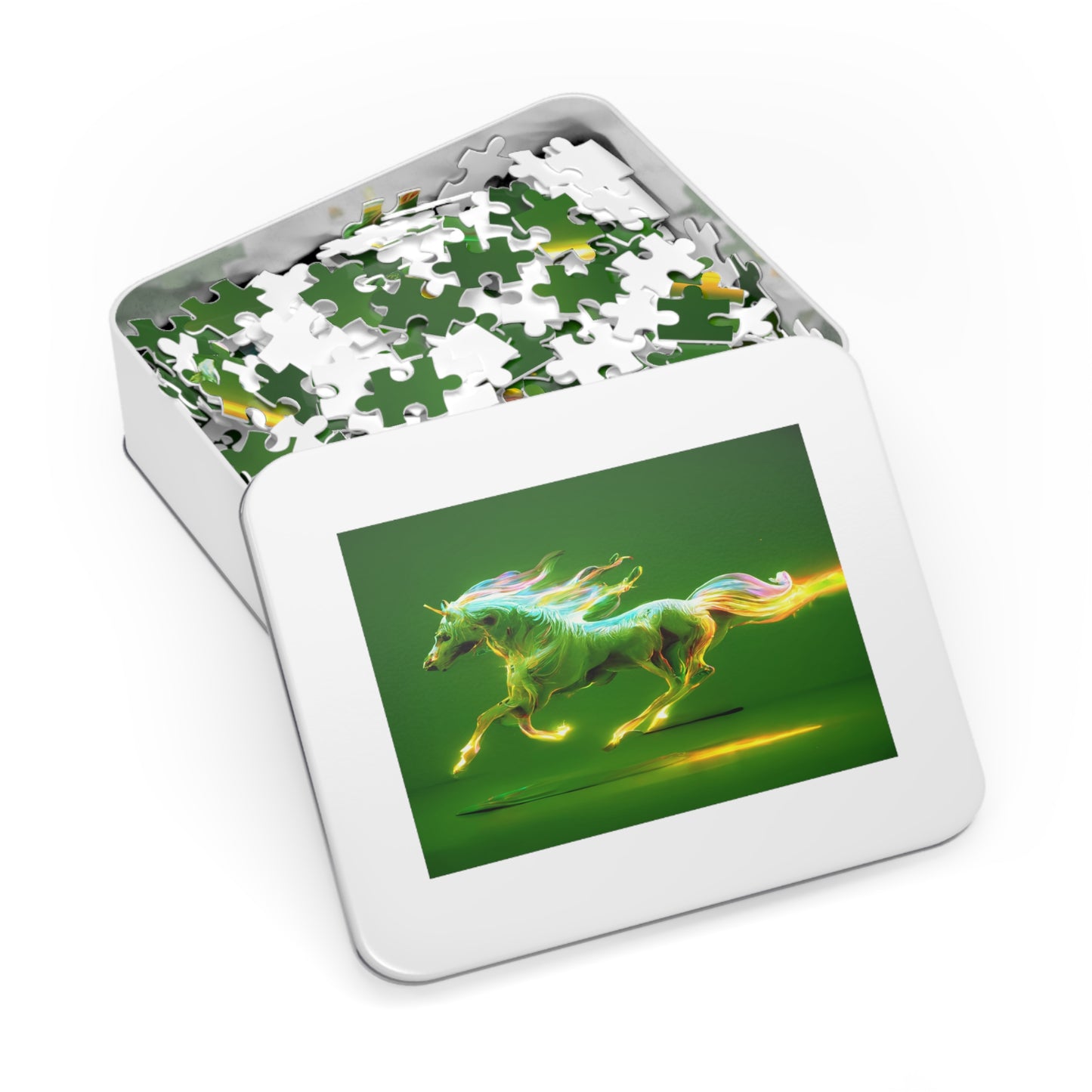 "The Magic Pony" Jigsaw Puzzle (500,1000-Piece) Green